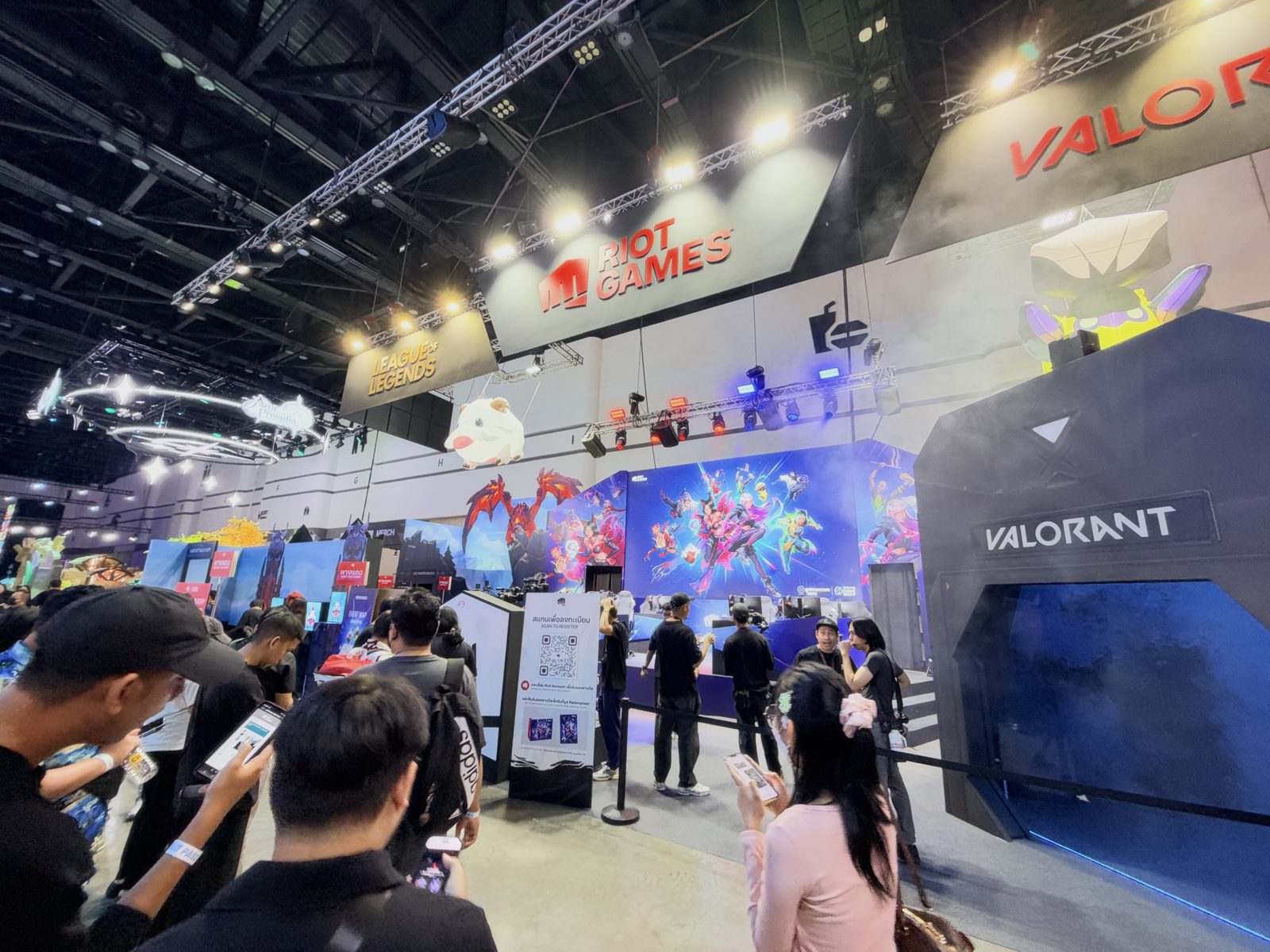 บูธ Riot Games โซน Valorant งาน gamescom asia x Thailand Game Show 2026