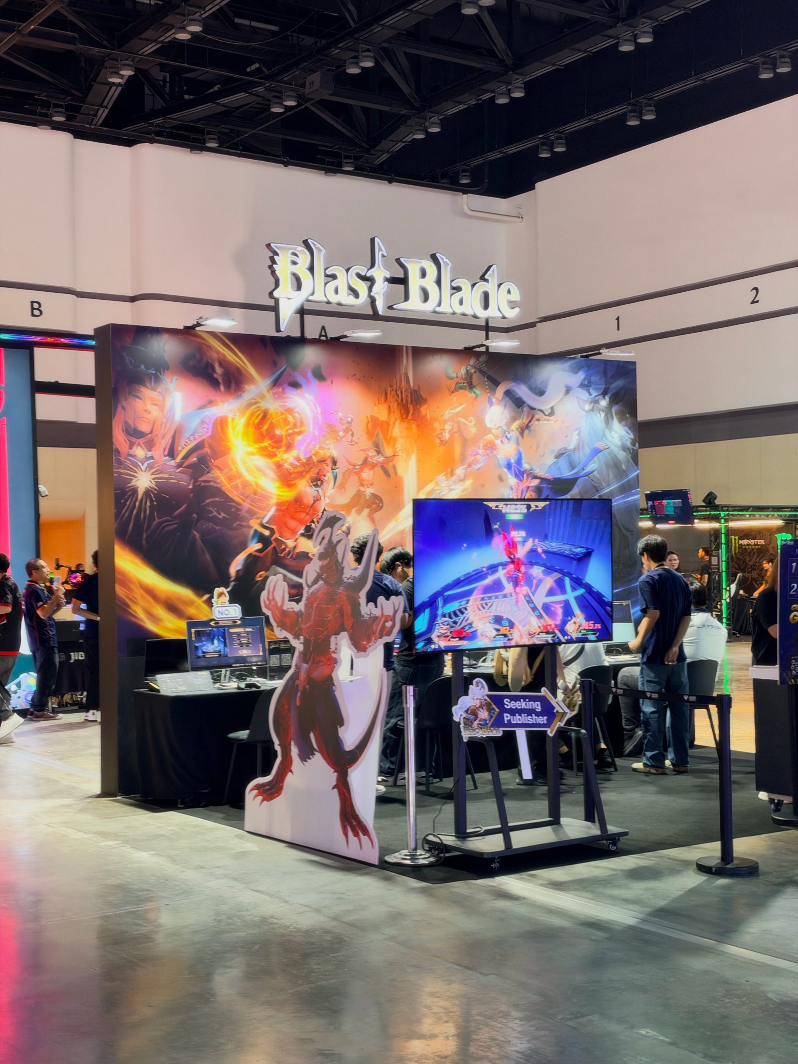 บูธ Blast Blade งาน gamescom asia x Thailand Game Show 2026