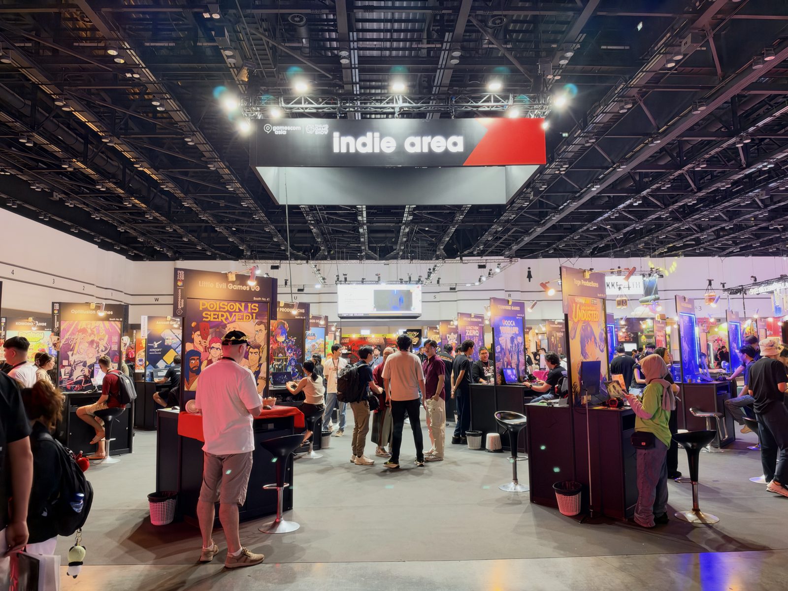 indie area คนเล่นทุกบูธ งาน gamescom asia x Thailand Game Show 2026