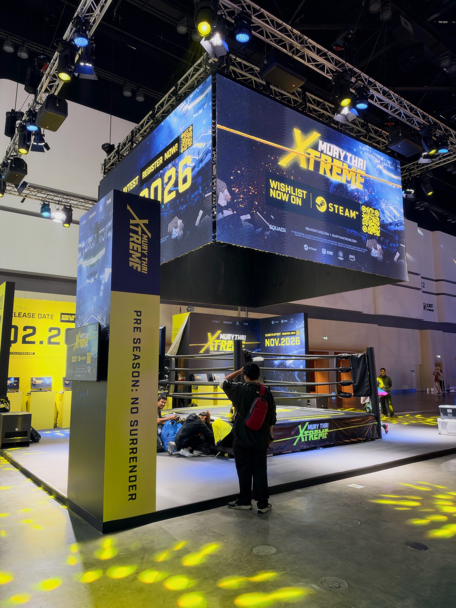 บูธ Muay Thai Xtreme งาน gamescom asia x Thailand Game Show 2026