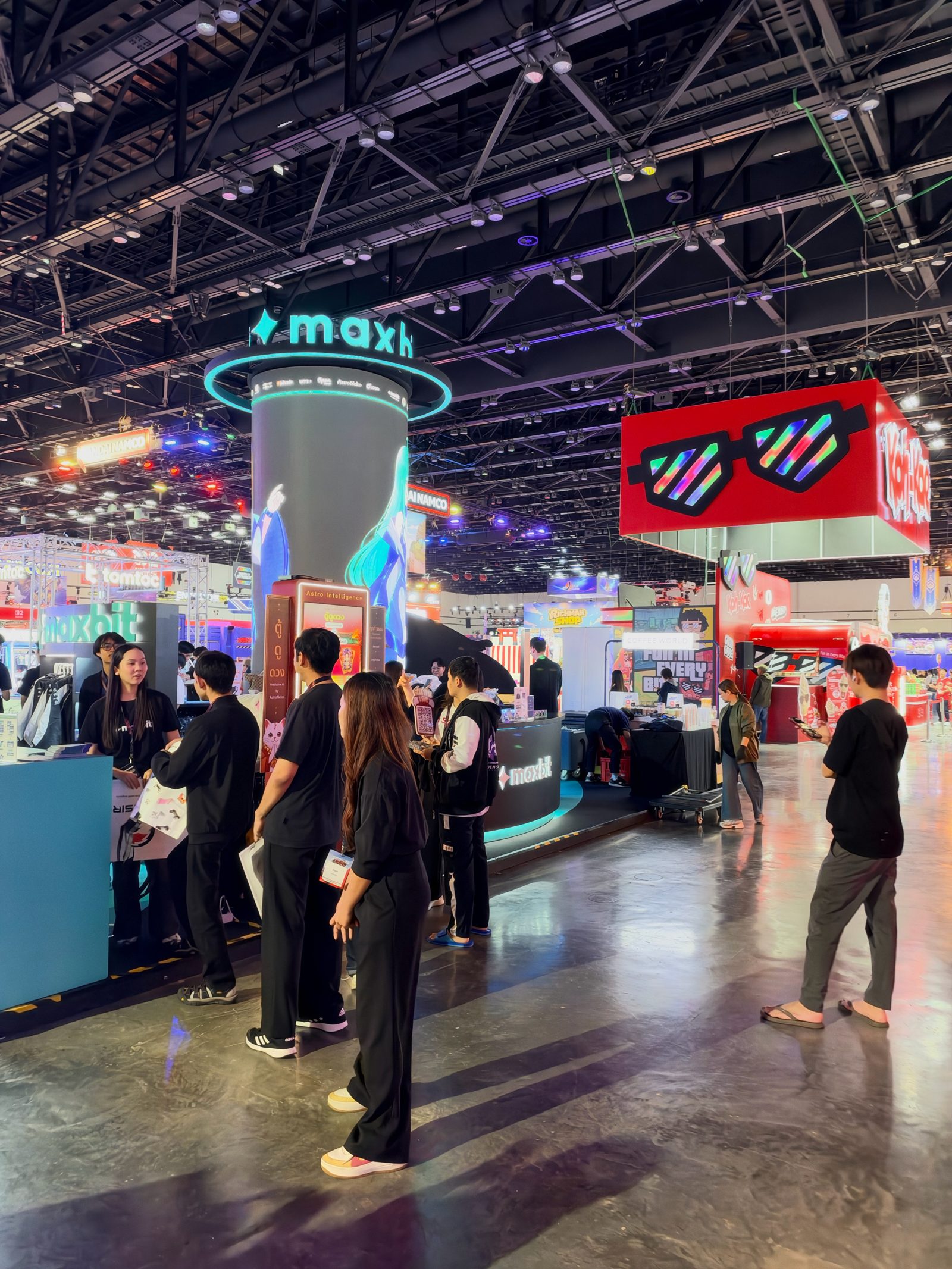 บูธ maxbit งาน gamescom asia x Thailand Game Show 2026