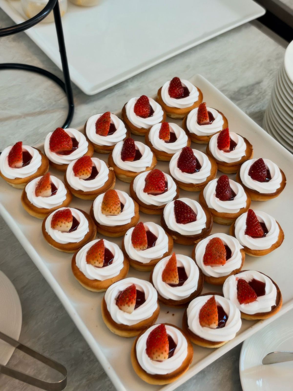 ขนมหวานใน VIP lounge
